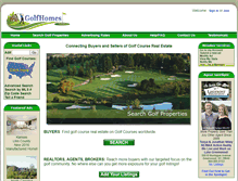 Tablet Screenshot of golfhomes.com